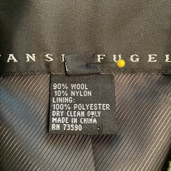 Yansi Fugel fitted wool blazer with pockets size 6 - Picture 7 of 13